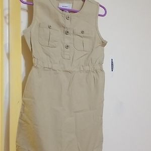 Old navy girls sleeve dress in khaki